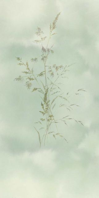 Vliesová obrazová tapeta 300904, Aqua Twigs, 140 x 280 cm, Waterfront, Eijffinger rozměry 1,4 x 2,8 m