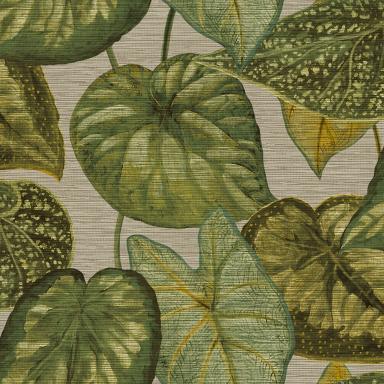 Strukturovaná vliesová tapeta, zelené listy, TA25052, Tahiti, Decoprint rozměry 0,53 x 10,05 m